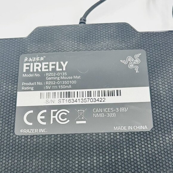 Razer Firefly Rz02-0135 - Hard Surface Gaming Mouse Mat Black - Picture 6 of 6